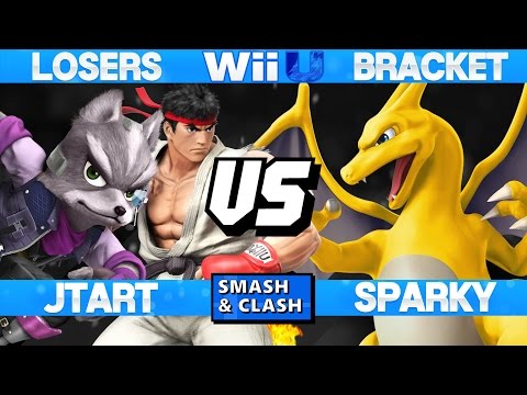 Smash 4 Wii U - Sparky (Charizard) vs Jtart (Ryu/Fox) - S&C 18 Losers - YouTube
