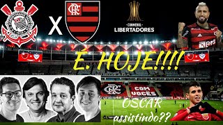 Jogo Flamengo x Corinthians hoje pela libertadores