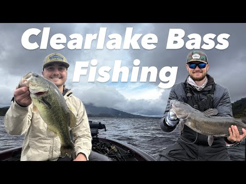 Clear Lake Bass Fishing in a Storm