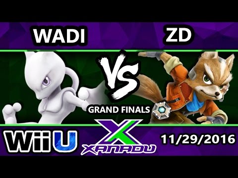 S@X 178 - SS | Wadi (Mewtwo) Vs. ZD (Fox) - SSB4 Grand Finals - Smash for Wii U - Smash 4
