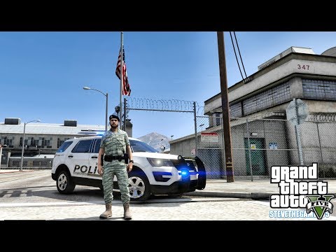 GTA 5 MODS LSPDFR 0.4.3 - EP 25 - MILITARY PATROL!!! (GTA 5 REAL LIFE PC MOD)