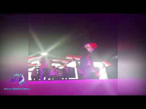 صدى البلد عمرو مصطفى يشعل ميدان رابعة احتفالا بفوز السيسى