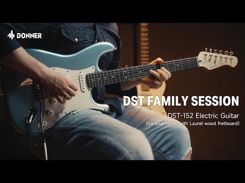 Демонстрация звучания электрогитары Donner DST-152