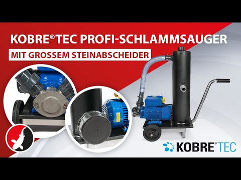 Kobre®Tec Profi-Schlammsauger mit grossem Steinabscheider