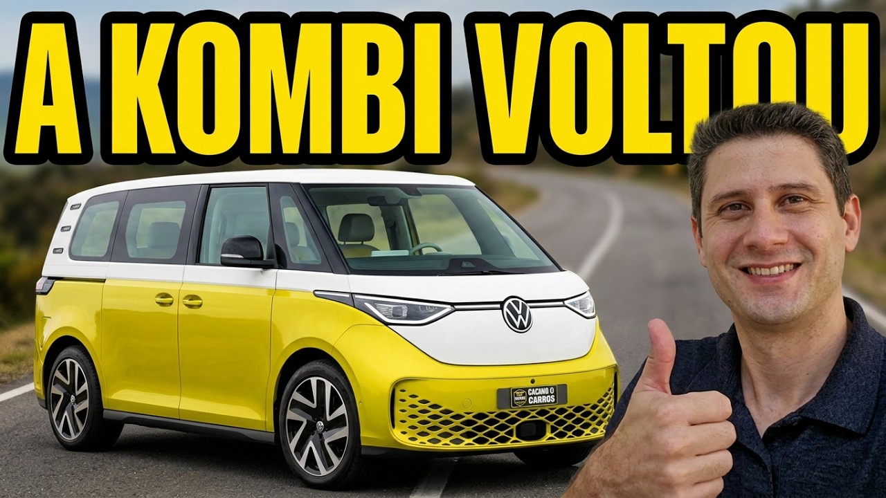 A Kombi voltou, agora elétrica / Avaliação VW ID. Buzz // Caçador de Carros