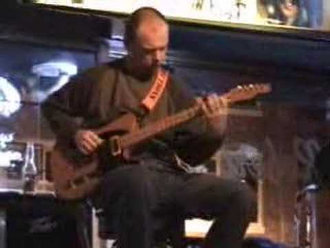 James C. Mitchell plays telecaster