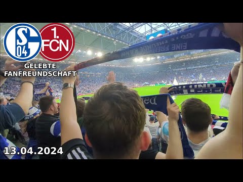Die Veltins Arena singt "Die Legende Lebt" // FC Schalke 04 - 1.FC Nürnberg 13.04.24 #4k