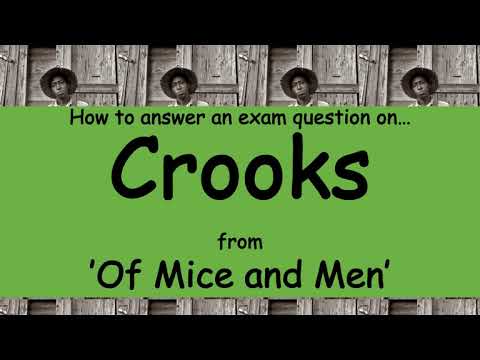 Analysis of Crooks from 'Of Mice and Men'