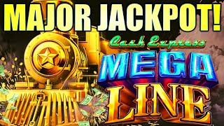 ★MAJOR JACKPOT!★ HUGE WINS! 🚂 CASH EXPRESS MEGA LINE Slot Machine (ARISTOCRAT GAMING)