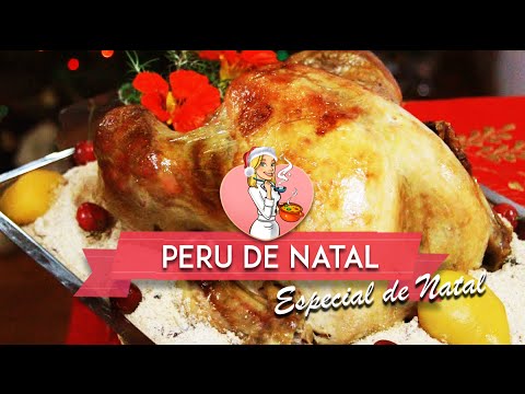 RECEITA NATALINA COMO FAZER PERU DE NATAL ♥ Especial de Natal ♥