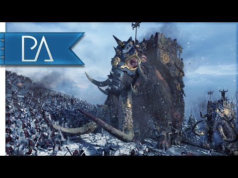 NORSCA MARCHES TO WAR - Total War: WARHAMMER Gameplay
