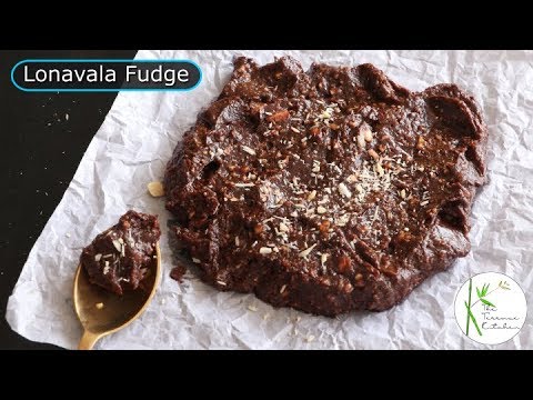 Lonavala Style Chocolate Almond Fudge | Soft Chocolate Fudge Recipe ~ The Terrace Kitchen