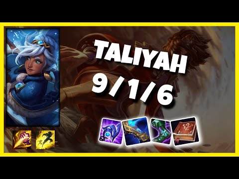 Taliyah vs Dr. Mundo TURKISH Challenger JUNGLE (9/1/6) - v11.6