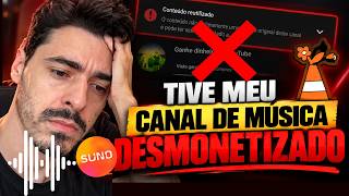 MAIS ESSA AGORA!! YOUTUBE COMEÇOU A DESMONETIZAR CANAIS DE MUSICAS!!! PERDI MEU CANAL DE MUSICA
