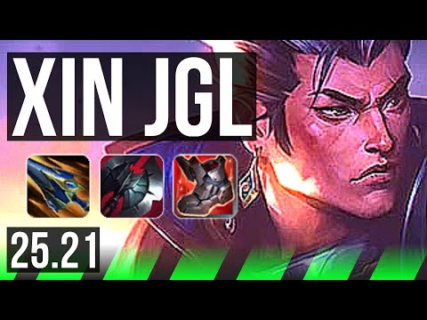 XIN ZHAO vs MASTER YI (JGL) | Legendary | KR Master | 25.21