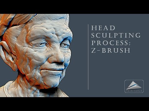 Head Sculpting Process - ZBrush