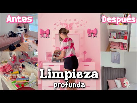 COMO ORGANIZO TODO MI CUARTO🧺🛏️- Evelyn Rangel