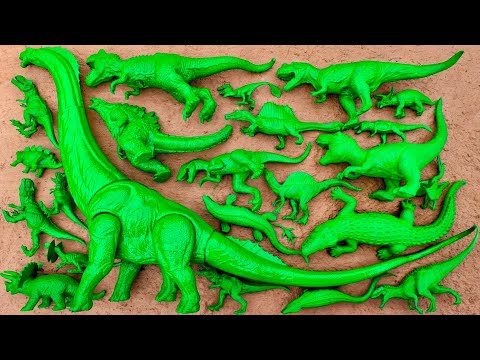 ALL Dinosaurs Jurassic World Rebirth : D-Rex, Titanosaurus, Mosasaurus, Spinosaurus, Quetzalcoatlus.