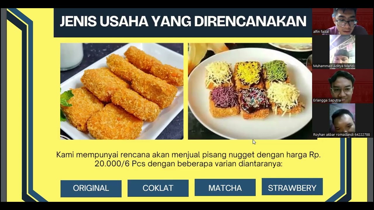 PROPOSAL USAHA PISANG NUGGET KEL 1