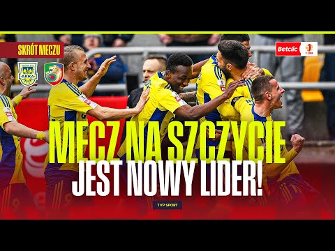 SKRÓT: ARKA GDYNIA - MIEDŹ LEGNICA. MECZ NA SZCZYCIE BETCLIC 1 LIGI!