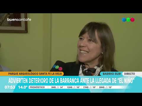 Advierten por el estado de la barranca de Santa Fe La Vieja ante la llegada de "El Niño"