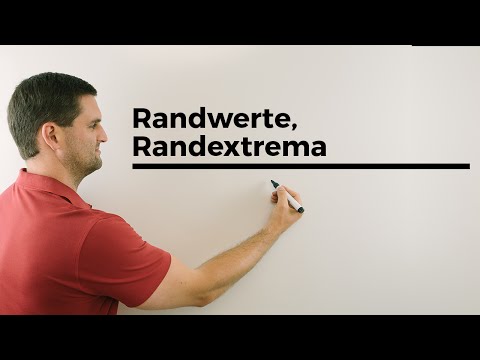 Randwerte, Randextrema, Überprüfung bei HOP/TIP/WEP | Mathe by Daniel Jung