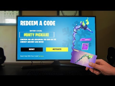 Fortnite Minty Axe Code 04 22