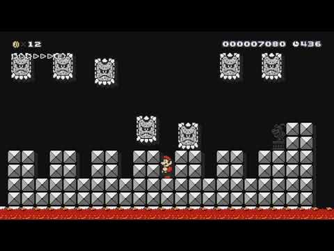 Castillo de Huesos by Charlie - Super Mario Maker - No Commentary 1bk