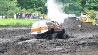 How Many Girls Climb Out Of A Burning Truck At Perkins Mud Bog