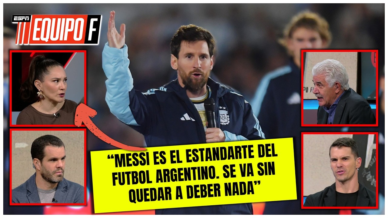 MESSI, en su discurso de despedida, dio CÁTEDRA de cómo ser  VERDADERO LÍDER: Sergio Dipp | Equipo F