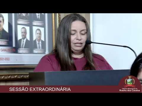 Transmissão ao vivo  da Câmara Municipal Riacho dos Cavalos 2702/2026