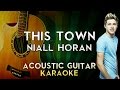 Niall Horan - This Town | Acoustic Guitar Karaoke Instrumental Lyrics Cover Sing Along