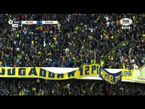 GOL DE FEDERICO CARRIZO BOCA VS BOLIVAR