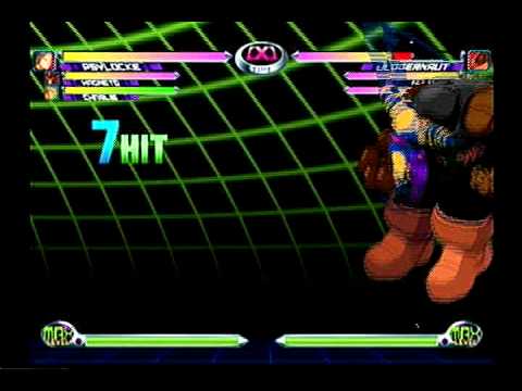 MvC2: Psylocke 8 Fierce Combo