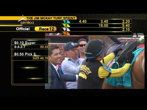 PIMLICO 5 17 2019 RACE 12 THE JIM McKAY TURF SPRINT