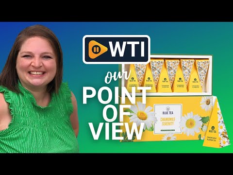BLUE TEA Chamomile Serenity Herbal Tea - WTI product video review