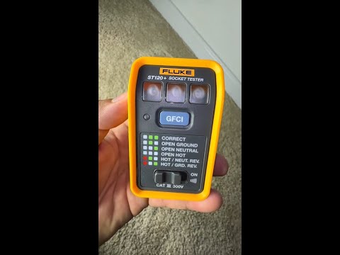 Fluke ST120+ GFCI Socket Tester with Beeper