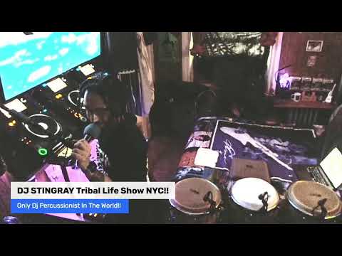 Tribal Life Show DJ Stingray Live Percussion NYC!!