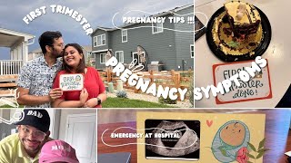 First trimester, pregnancy symptoms, cravings, doctor appointments in USA, pregnancy journey