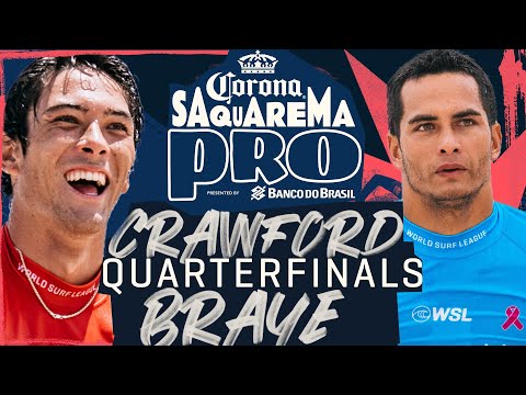 Shion Crawford vs Mihimana Braye | Corona Saquarema Pro 2023 - Quarterfinals Heat Replay