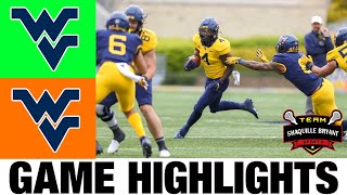 Team Gold vs Team Blue Highlights | 2024 West Virginia Football Spring Game