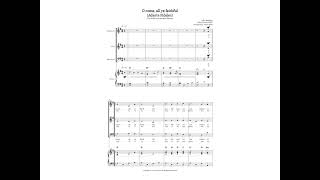 O Come, All Ye Faithful (Adeste fideles) - Choir SAB - Sheet music