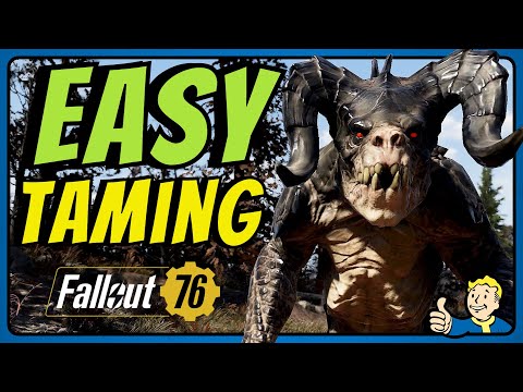 Fallout 76 How to Tame Animals and Creatures Like the Mega Sloth