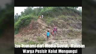 preview picture of video 'Isu Tsunami dari Media Sosial,  Ratusan Warga Pesisir Kolut Mengungsi'