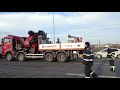 Un Autocamion S A Răsturnat Lovind Un Altul Pe Autostrada A4 Unul Dintre Ele A Luat Foc