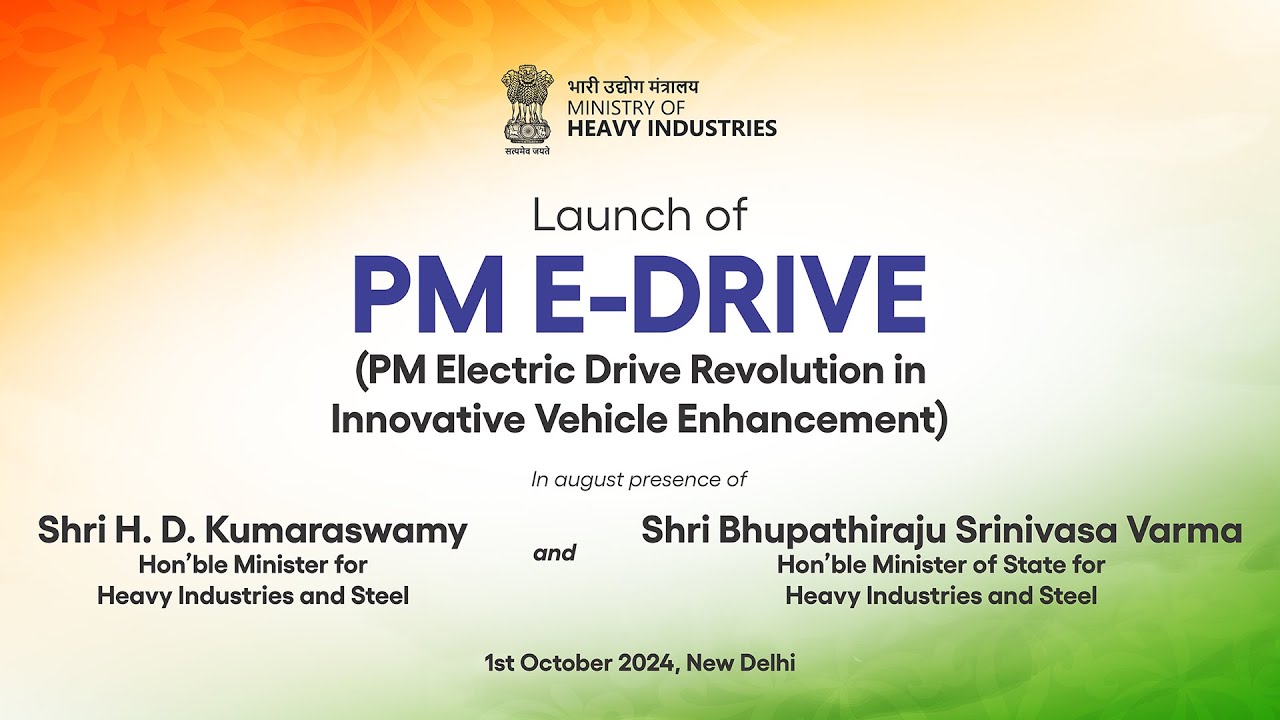 Launch of PM E-DRIVE