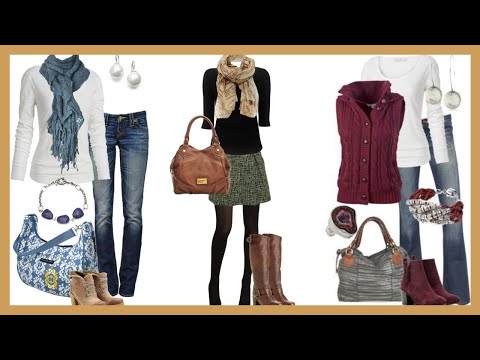 CONJUNTOS Y COMBINACIONES DE ROPA ELEGANTE Y FINA CON PRENDAS DE ESTILO CLÁSICO Y CASUAL