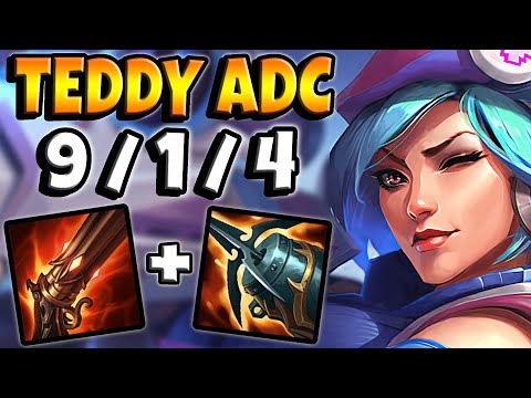 Teddy Caitlyn vs Samira [ ADC ] Patch 12.1 Ranked Korea ✅