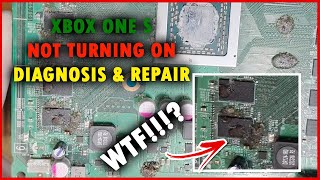 Xbox One S No Power Liquid Spillage Diagnosis And Repair (This One Looked Disgusting!)