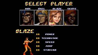 Streets of Rage 2 (Sega Genesis, 1992) — 1P Full Game Session with Blaze | Casual Run 👊🔥🌆